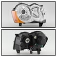 thumbnail image 2 of 2008-2010 Jeep Grand Cherokee Projector Headlights Left+Right Halogen Fit Only, 2 of 6