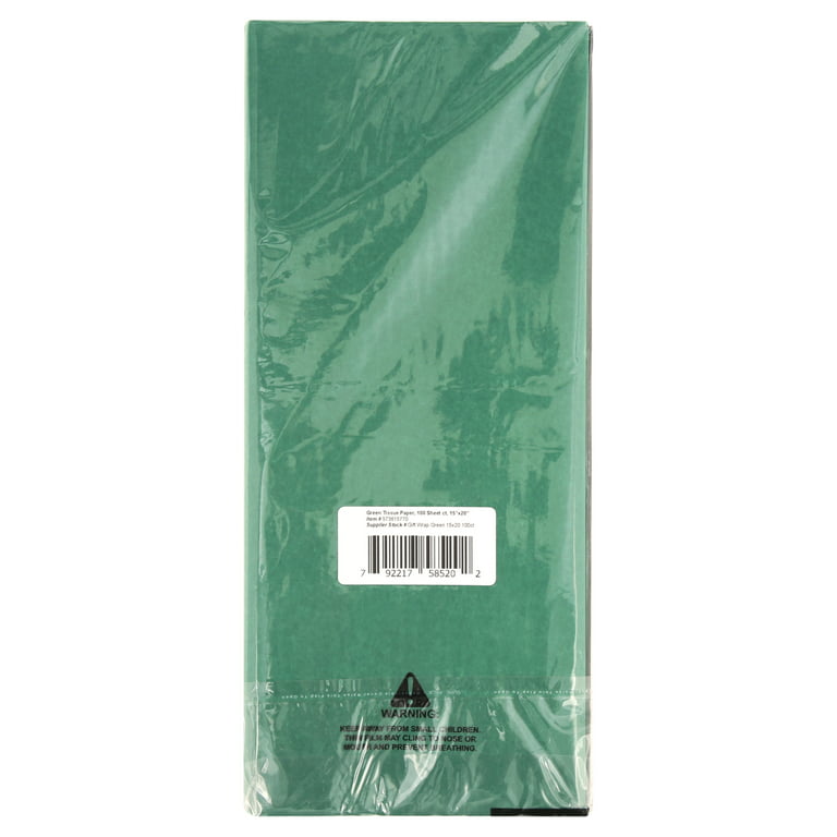 Buy Dark Green Tissue Paper - 96 Sheets - 15 Inch x 20 Inch - for