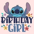 thumbnail image 2 of Toddler's Lilo & Stitch Birthday Girl Stitch  Graphic Tee Light Pink 5T, 2 of 3