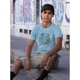 thumbnail image 2 of The World Is Yours Groovy Style T-Shirt Men -Image by Shutterstock, Male Large, 2 of 4
