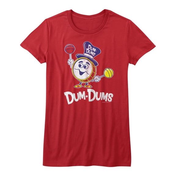 Dum Dums Drumman Red Junior Women's T-Shirt