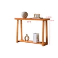 thumbnail image 5 of Kings Brand Furniture Emma Wood Console Sofa Table with Storage Shelf for Entryway, Hallway, Behind The Couch, Living Room, Foyer, Bedroom (Honey Ginger, 44 inches), 5 of 5
