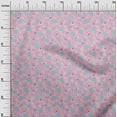 thumbnail image 2 of oneOone Polyester Lycra Fabric Dot & Flower Floral Print Fabric BTY 56 Inch Wide, 2 of 4