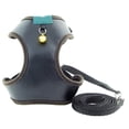 thumbnail image 2 of Flmtop Dog Harness Breathable Convenient Dual Use Pet Vest Harness Leash for Small Dog Black, 2 of 9
