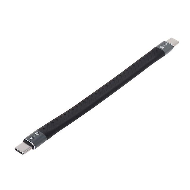 Para cable de datos Thunderbolt 3 10/40gbps suave usb-c cable de carga línea Emark chip, naranja Feliz Sencillez