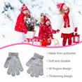 thumbnail image 4 of Sonducket 1 par de guantes para niños, guantes delicados para niños, prácticos, prácticos, para niños y niñas, accesorios de ropa para ropa de guantes y mitones gris claro Sonducket AP009501-04B, 4 of 6
