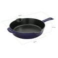 thumbnail image 3 of STAUB Cast Iron 8.5-inch Traditional Deep Skillet - Dark Blue, 3 of 6