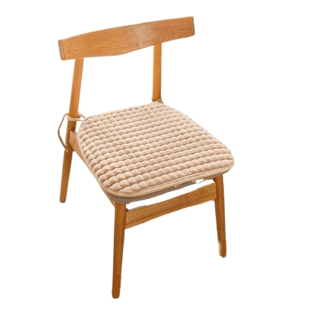 Bearachild Cojín de silla de selección multicolor para decoración del hogar y cojín de asiento cuadrado duradero para silla Decoración del hogar color beige