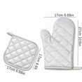 thumbnail image 2 of Guantes de cocina KAIYANG juego de 2 para horno asar cocinar hornear microondas rojo, 2 of 4