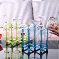 thumbnail image 3 of Retractable Cup Drying Rack, Drinking Glass and Bottle Drying Holder, Water Mug Drainer Stand Tray Holder with Non-Slip Bottom for Kitchen Countertop Purple, 3 of 5