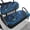 Blue Marble, variant on Garronmavis American Flag Camouflage Golf Cart Seat Covers Suitable for All Weather Conditions Split Backrest Front Seat Cover for Daily Protection Universal Fit Set