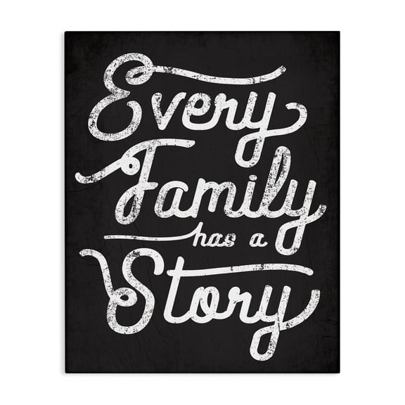Stupell Industries Cottage Every Family Has a Story Rustic Canvas Art, 16 x 20, by Lil' Rue