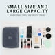 thumbnail image 4 of Hanging Travel Toiletry Bag Multifunction Cosmetic Bag Portable Make up Pouch Waterproof Organizer for Women and Girls (Grey), 4 of 4