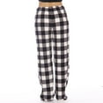 thumbnail image 4 of Difdany Christmas Pajama Pants Women Buffalo Plaid Cozy Fleece PJs Cute Lounge Pajamas Sleep Bottoms Gray S, 4 of 8