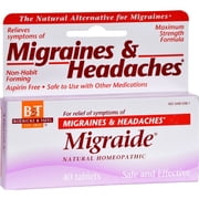Boericke & Tafel Migraide & Headaches Tablets, 40 CT
