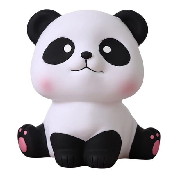 Figuras de panda, adorno para San Valentín, caja de cambio, hucha irrompible y adorable. Estilo B