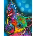 thumbnail image 2 of Dean Russo Collection 26x31 Black Ornate Wood Framed with Double Matting Museum Art Print Titled - Pop Chihuahua, 2 of 4
