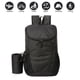 thumbnail image 2 of 1 mochila plegable ligera azul lago de 20 l, pequeña mochila de senderismo plegable para viajes, acampadas, vacaciones al aire libre, 2 of 5