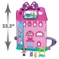 Minnie Mouse BowTel Hotel, 2Sided Playset with Lights, Sounds, and Elevator, 20 Pieces