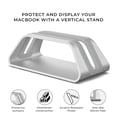 thumbnail image 2 of Soporte vertical para portátil HumanCentric para MacBook Silver, 2 of 8