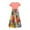 Pink, variant on Isvgxsz New Party Dresses for Girls New Style Print A-Line Long Dress Short Sleeve Crew Neck with Pocket Quick Drying Girls Casual Dresses 9-10 Years(150) Pink2