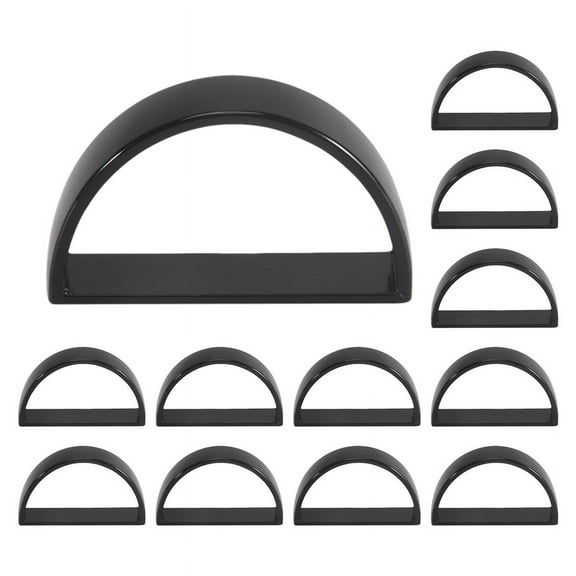 Napkin Rings of 12,Napkin Decor for Valentine,Mother'S Day,Thanksgiving,Christmas,Anniversary Dinners Black
