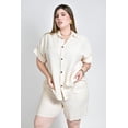 thumbnail image 4 of Conjunto camisero tipo lino Roman Fashion /Juvenil, 4388 (Arena) beige 38, 4 of 6