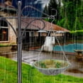 thumbnail image 7 of SLYNSHome Hanging Bird Bath Iron Bird-Feeder Garden Bird Bath Tray Wildlife Feeder Plate Water Bowl for Outdoors Patio Decoration, 7 of 7