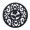 Black, variant on Aoqianlan Heat-Resistant Round Mat with Retro Design: Perfect for Hot Dishes & Teapots!