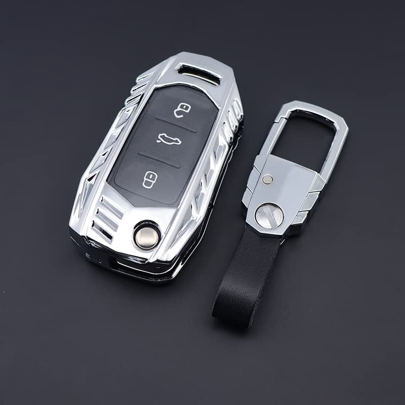 for Volkswagen Key Fob Cover  Full Protection Key Shell Key Case Compatible with VW Jetta Golf Polo MK6 Passat Tiguan Beetle Key Shell
