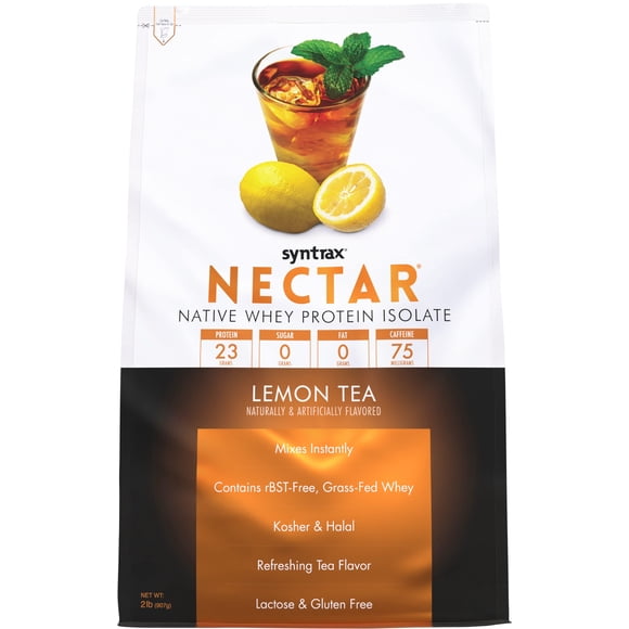 Isolat de Protéine de Lactosérum Syntrax Nectar Thé au Citron 907 g