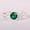 Rose Plated, variant on Emerald Solitaire Ring, 925 Silver Ring, Leaf Band Ring, Engagement Ring, Anniversary Gift Ring, Wedding Ring, Handmade Fine Ring Jewelry.