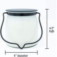 thumbnail image 3 of Milkhouse Candle Company, Harvest Wine Cellar, Creamery Collection, Scented Soy Candle, Butter Jar, 16oz, 3 of 3