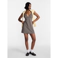 thumbnail image 2 of No Boundaries Knit Bodycon Mini Dress, Women’s XXS-XXL, 2 of 5