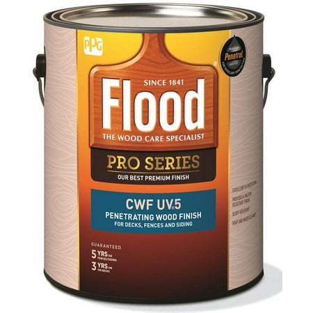 UPC 010273566158 product image for Flood/PPG FLD566-01 CWF-UV6 Exterior Wood Finish, Transparent ? Pro-Series, Ceda | upcitemdb.com