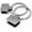 Gunmetal, variant on 3/4 Inch Key Fob Hardware with Split Key Rings Findings for DIY Leather Craft, 2 Pack (Gold)