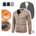 thumbnail image 2 of Suéter Cárdigan Moda De Hombre Abrigo Sweater Camisa De Lana, 2 of 8