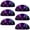 Multicolored 10, variant on PhooArto 6 Pcs Cup Drawer Pulls, Starfish Shell Beach Shell Shape Handles Cabinet Knobs for Dresser Cupboard Closet Wardrobe with Screws