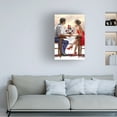 thumbnail image 2 of The Macneil Studio 'Valentine Sunset' Canvas Art, 2 of 4