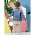 thumbnail image 4 of Famuka Long Sleeve Cotton, Denim Jeans Jacket, 4 of 10