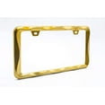 thumbnail image 6 of Creathome 3D Curly Wave Pattern Black License Plate Frame from Pure Zinc Alloy Metal, 6 of 7