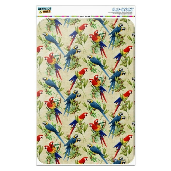 Macaws Parrots Jungle Rainforest Pattern Home Business Office Sign