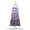 Purple, variant on Lumiparty 6ft Prelit Artificial Christmas Tree, Pre-Lit Snow Flocked Pencil Christmas Tree with RGB & Warm White Lights, Foldable Base, for Holiday Decoration, Party, Green