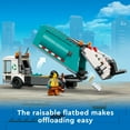 thumbnail image 6 of LEGO City Recycling Truck, Toy Vehicle Set with 3 Sorting Bins, Gift Idea for Kids 5 Plus Years Old, Educational Sustainable Living Series, 60386, 6 of 8