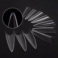thumbnail image 4 of 500PCS False Nail Tips DIY Plastic Gel Nail Mold Nail Extension Mold for Women, 4 of 10