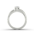 thumbnail image 3 of 3/4ctw Diamond Halo Engagement Ring in 10k  White Gold, 3 of 4
