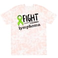 thumbnail image 3 of Inktastic Fight Lymphoma Lime Ribbon T-Shirt, 3 of 5