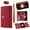 Red, variant on Crossbody Wallet Case for Google Pixel 10 /10 Pro, Magnetic Folio Elegant PU Leather Case with RFID Blocking Card Holder, Wristlet & Shoulder Strap, Flip Zipper Clutch Purse for Women Girls,Black