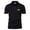 Black, variant on CaiJunJia George Polo Shirt,Men's Classic Short Sleeve Solid Performance Deck Pique Polo Shirt