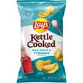 thumbnail image 2 of Pack of 2 Lay's Kettle Cooked Sea Salt & Vinegar Potato Snack Chips, 8 oz Bag, 2 of 4